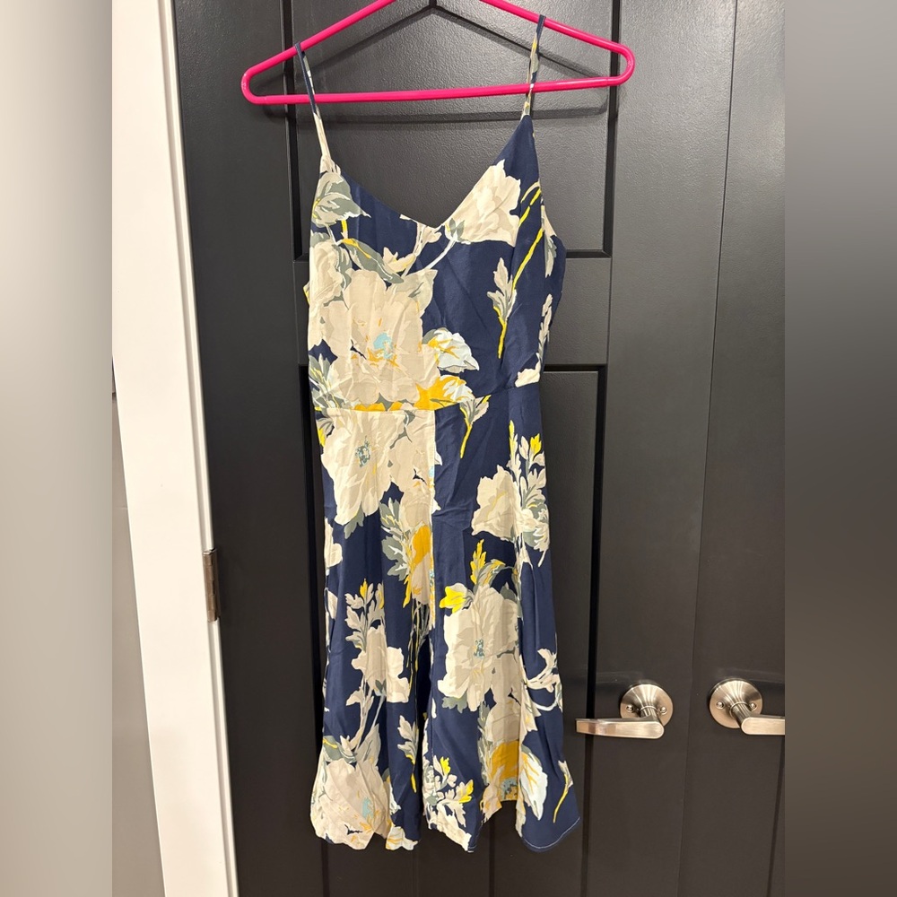 GAP Floral Navy Dress